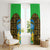 Sierra Leone Independence Day 2024 Window Curtain Happy 63rd Anniversary African Pattern