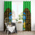 Sierra Leone Independence Day 2024 Window Curtain Happy 63rd Anniversary African Pattern