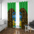 Sierra Leone Independence Day 2024 Window Curtain Happy 63rd Anniversary African Pattern