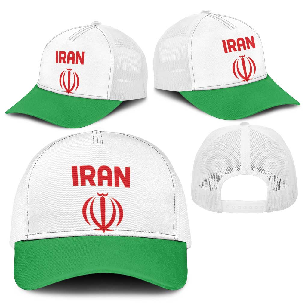 Football 2026 Iran Baseball Net Cap Team Melli Come On