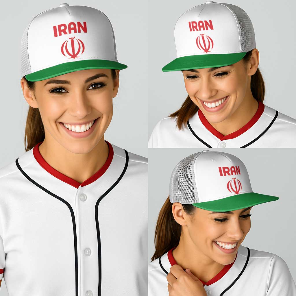 Football 2026 Iran Baseball Net Cap Team Melli Come On