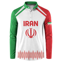 Custom Football 2026 Iran Button Sweatshirt Team Melli Come On