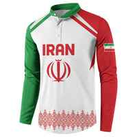 Custom Football 2026 Iran Button Sweatshirt Team Melli Come On