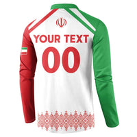 Custom Football 2026 Iran Button Sweatshirt Team Melli Come On