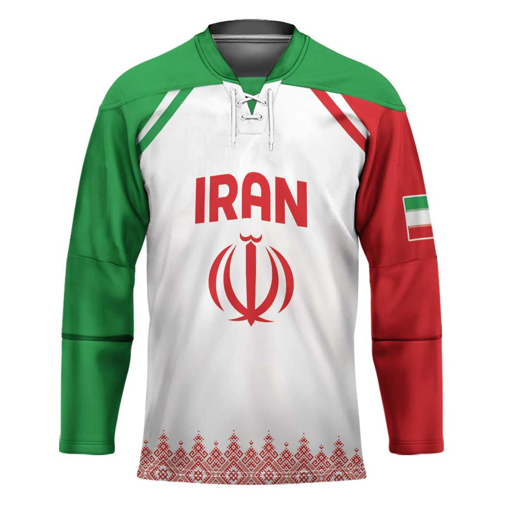 Custom Football 2026 Iran Hockey Jersey Team Melli Come On