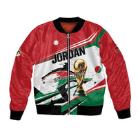 Custom Football 2026 Jordan Bomber Jacket Al Nashama Make History