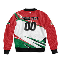 Custom Football 2026 Jordan Bomber Jacket Al Nashama Make History
