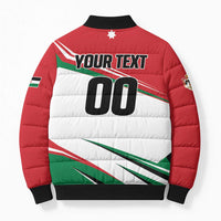 Custom Football 2026 Jordan Bomber Puffer Jacket Al Nashama Make History