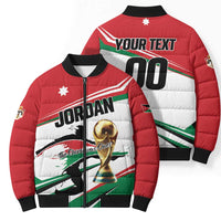 Custom Football 2026 Jordan Bomber Puffer Jacket Al Nashama Make History