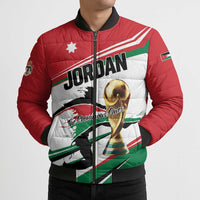 Custom Football 2026 Jordan Bomber Puffer Jacket Al Nashama Make History