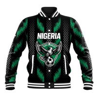 Custom Football Nigeria Baseball Jacket Soar Super Eagles
