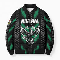 Custom Football Nigeria Bomber Puffer Jacket Soar Super Eagles