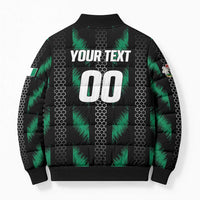 Custom Football Nigeria Bomber Puffer Jacket Soar Super Eagles
