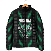 Custom Football Nigeria Padded Jacket Soar Super Eagles