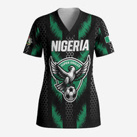 Custom Football Nigeria Scrub Top Soar Super Eagles