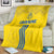 Ukraine 2024 Football Blanket Ukrainian Folk Pattern