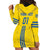 Custom Ukraine 2024 Football Hoodie Dress Ukrainian Folk Pattern - Wonder Print Shop