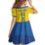 Custom Ukraine 2024 Football Kid Short Sleeve Dress Ukrainian Folk Pattern - Wonder Print Shop