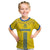 Custom Ukraine 2024 Football Kid T Shirt Ukrainian Folk Pattern