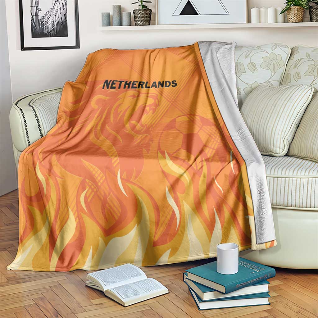 Netherlands 2024 Football Blanket Holland Oranje Lions