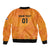 Custom Netherlands 2024 Football Bomber Jacket Holland Oranje Lions - Wonder Print Shop