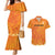 Custom Netherlands 2024 Football Couples Matching Mermaid Dress and Hawaiian Shirt Holland Oranje Lions - Wonder Print Shop