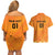 Custom Netherlands 2024 Football Couples Matching Off Shoulder Short Dress and Hawaiian Shirt Holland Oranje Lions - Wonder Print Shop