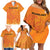 Custom Netherlands 2024 Football Family Matching Off Shoulder Short Dress and Hawaiian Shirt Holland Oranje Lions - Wonder Print Shop