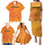 Custom Netherlands 2024 Football Family Matching Puletasi and Hawaiian Shirt Holland Oranje Lions - Wonder Print Shop