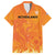 Custom Netherlands 2024 Football Family Matching Puletasi and Hawaiian Shirt Holland Oranje Lions - Wonder Print Shop