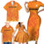 Custom Netherlands 2024 Football Family Matching Short Sleeve Bodycon Dress and Hawaiian Shirt Holland Oranje Lions - Wonder Print Shop