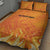 Netherlands 2024 Football Quilt Bed Set Holland Oranje Lions