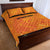 Netherlands 2024 Football Quilt Bed Set Holland Oranje Lions