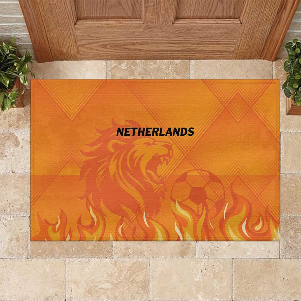 Netherlands 2024 Football Rubber Doormat Holland Oranje Lions