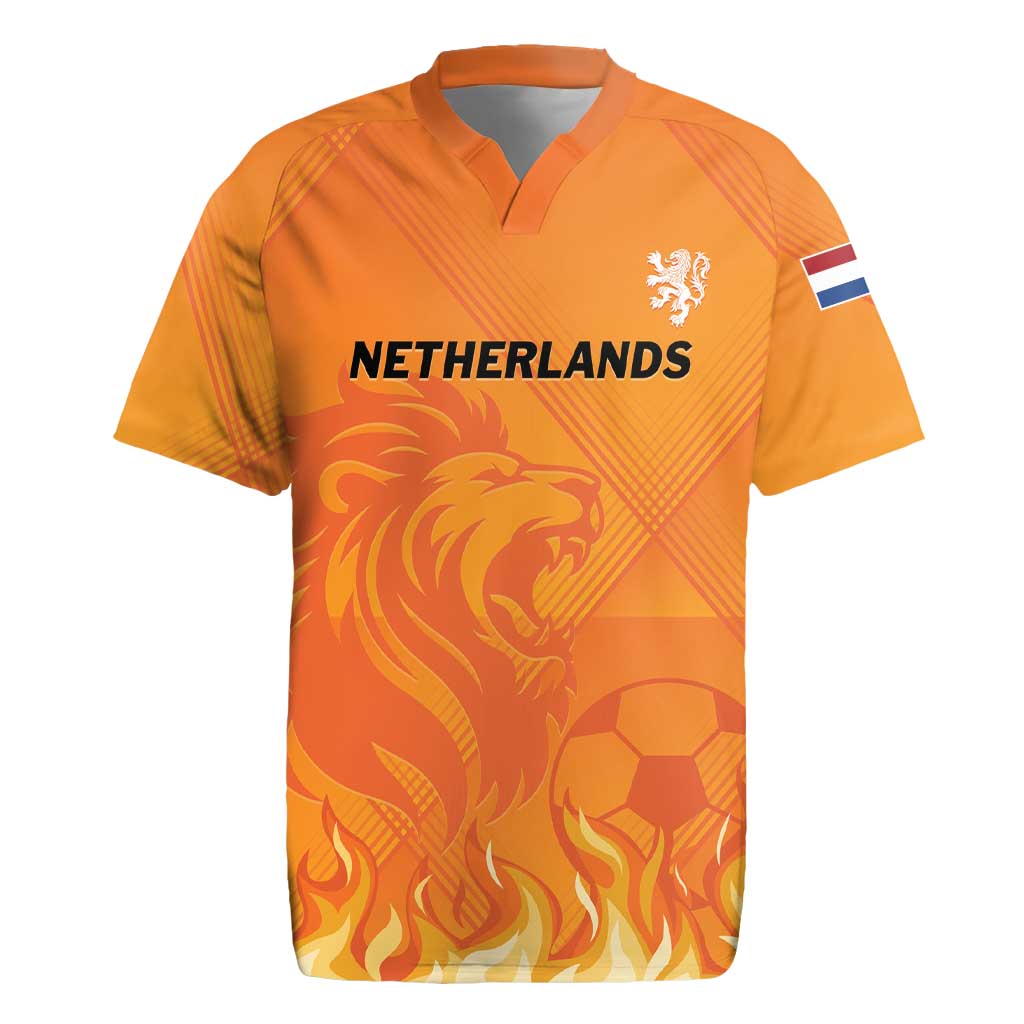 Custom Netherlands 2024 Football Rugby Jersey Holland Oranje Lions