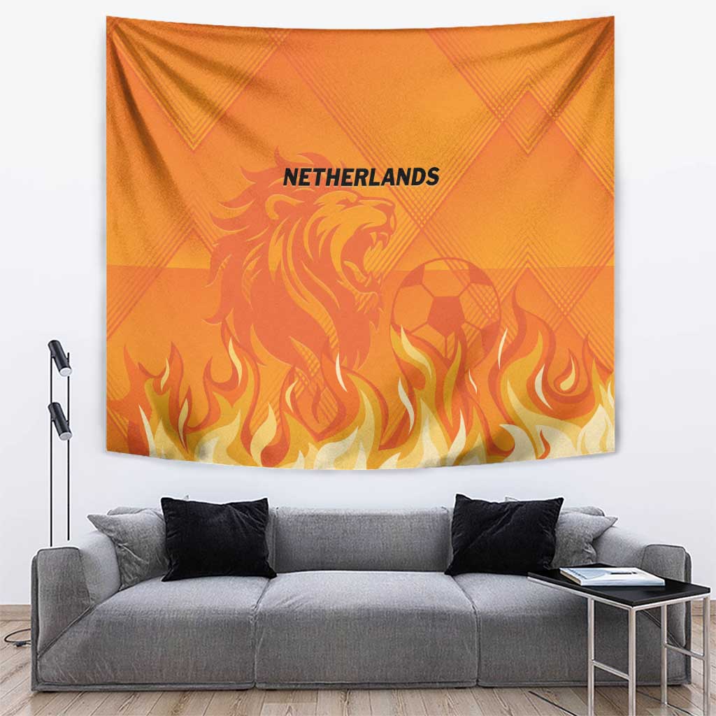 Netherlands 2024 Football Tapestry Holland Oranje Lions