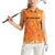 Custom Netherlands 2024 Football Women Sleeveless Polo Shirt Holland Oranje Lions