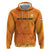 Custom Netherlands 2024 Football Zip Hoodie Holland Oranje Lions