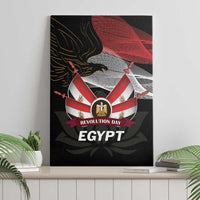 Framed canvas wall art featuring eagle emblem and “REVOLUTION DAY EGYPT” text