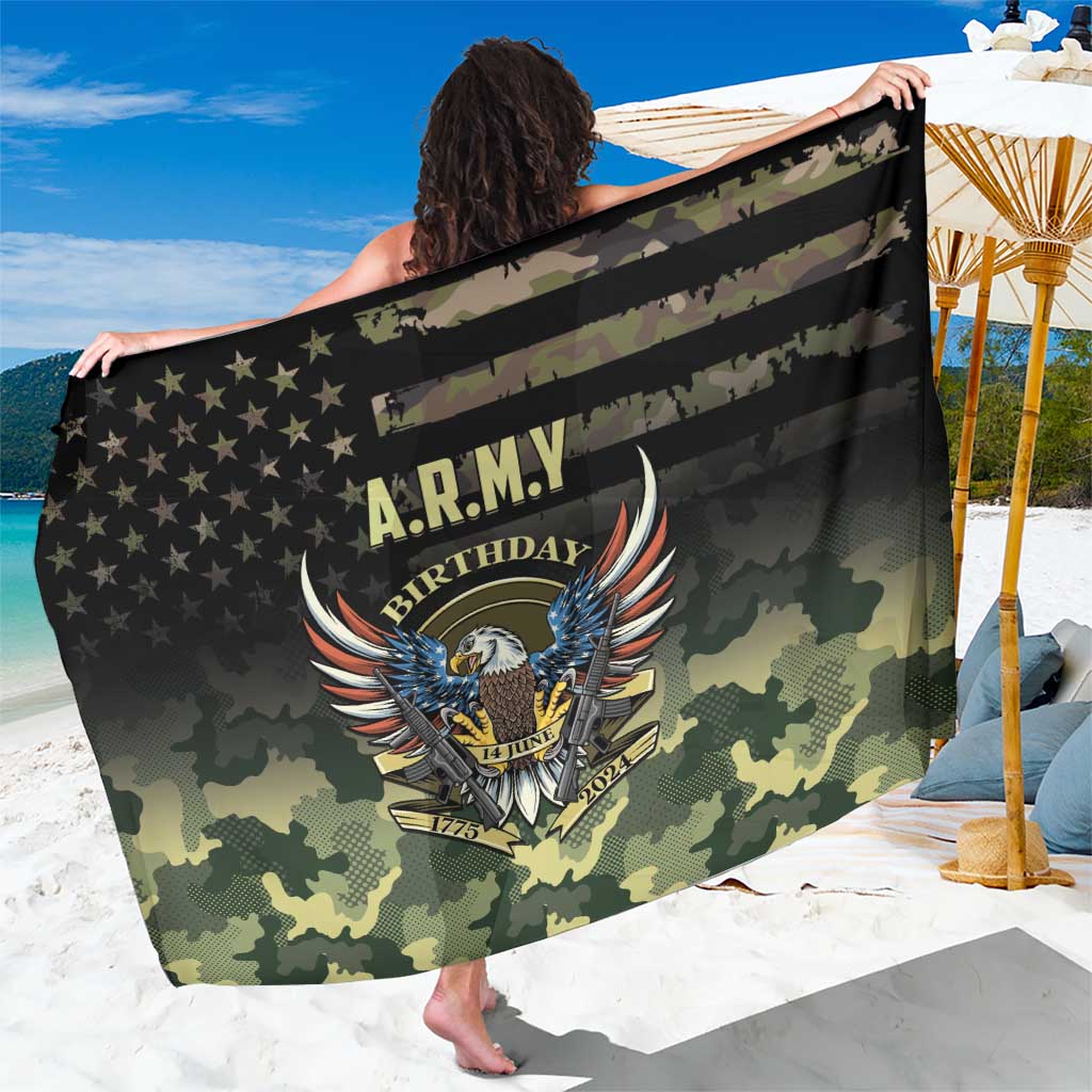 ARMY Birthday 2024 Sarong US 249th Anniversary - Wonder Print Shop