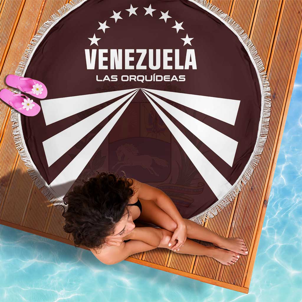 Venezuela Rugby Beach Blanket Las Orquideas Go Champions
