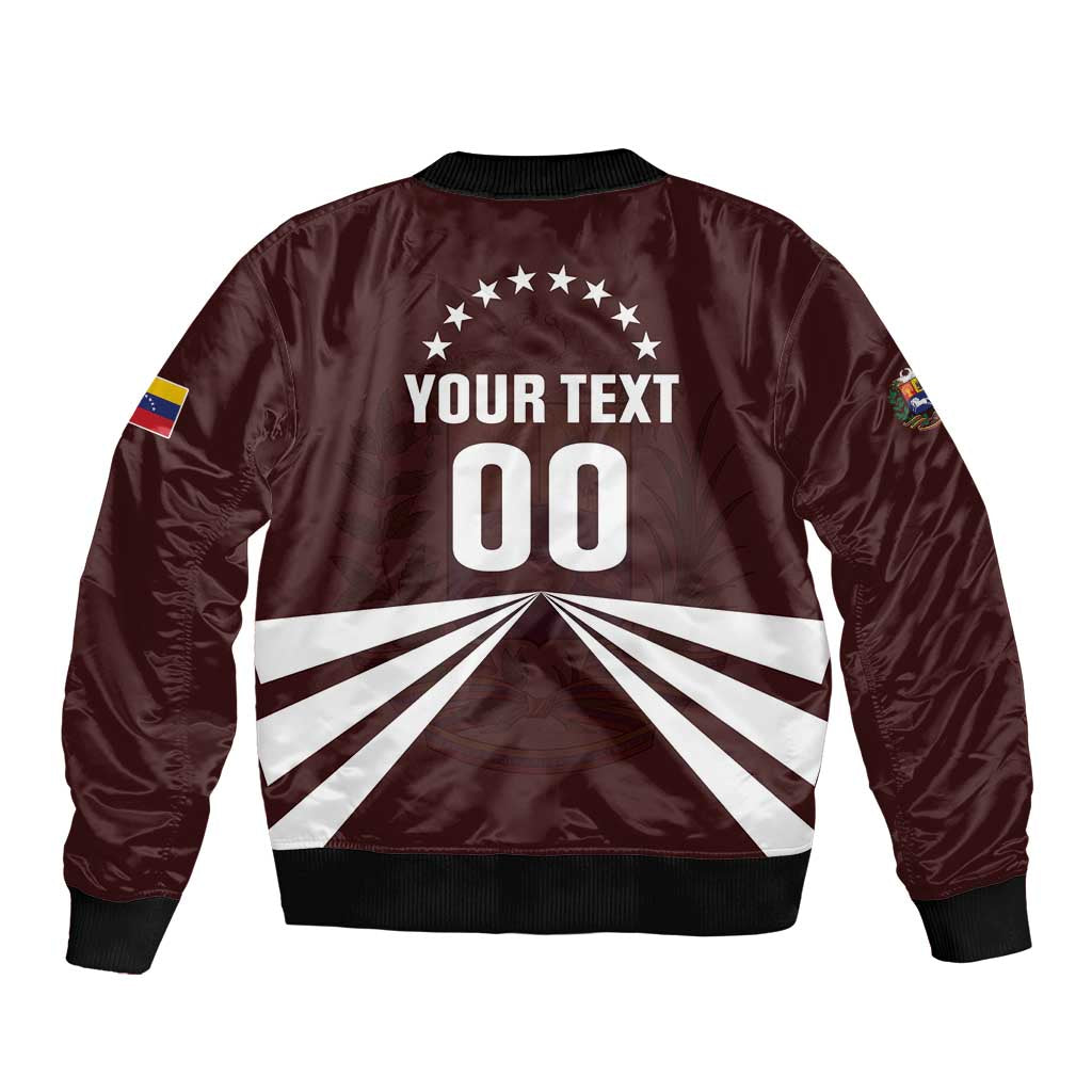 Custom Venezuela Rugby Bomber Jacket Las Orquideas Go Champions