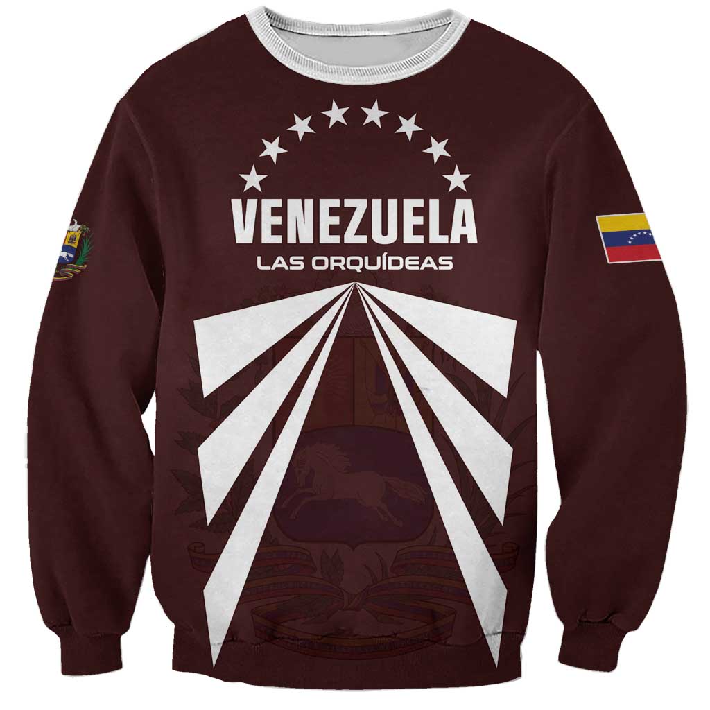 Custom Venezuela Rugby Sweatshirt Las Orquideas Go Champions