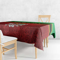 Saint Kitts and Nevis Royal Pattern Tablecloth - Wonder Print Shop