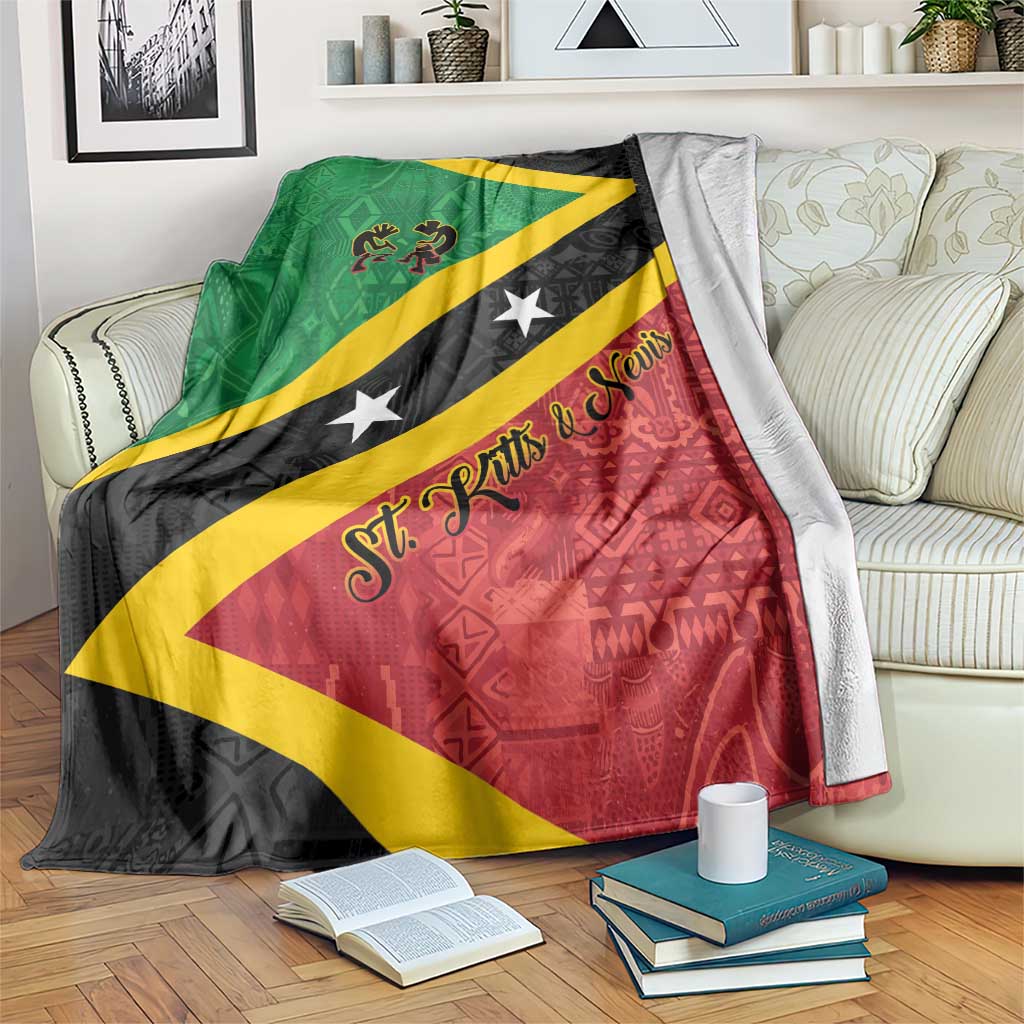 Saint Kitts and Nevis Culturama Blanket African Pattern - Wonder Print Shop