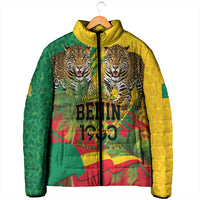 Personalised Benin August 1st 1960 Padded Jacket Happy Independence Day
