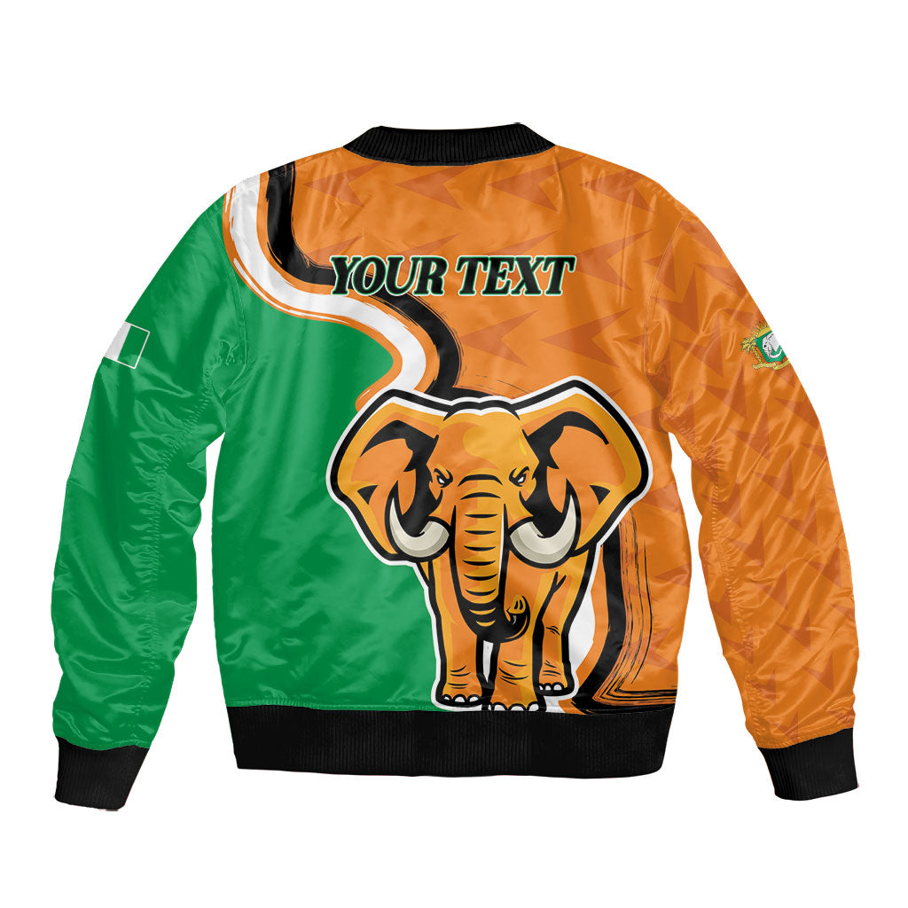 Personalised Ivory Coast August 7th 1960 Bomber Jacket Happy Independence Day