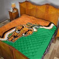 Ivory Coast August 7th 1960 Quilt Happy Independence Day