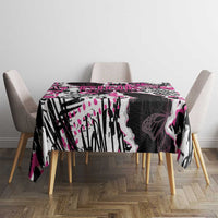 Pink Power Graffiti Tablecloth Breast Cancer Awareness - Wonder Print Shop