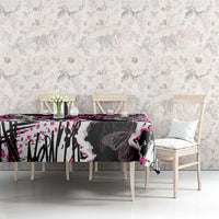 Pink Power Graffiti Tablecloth Breast Cancer Awareness - Wonder Print Shop